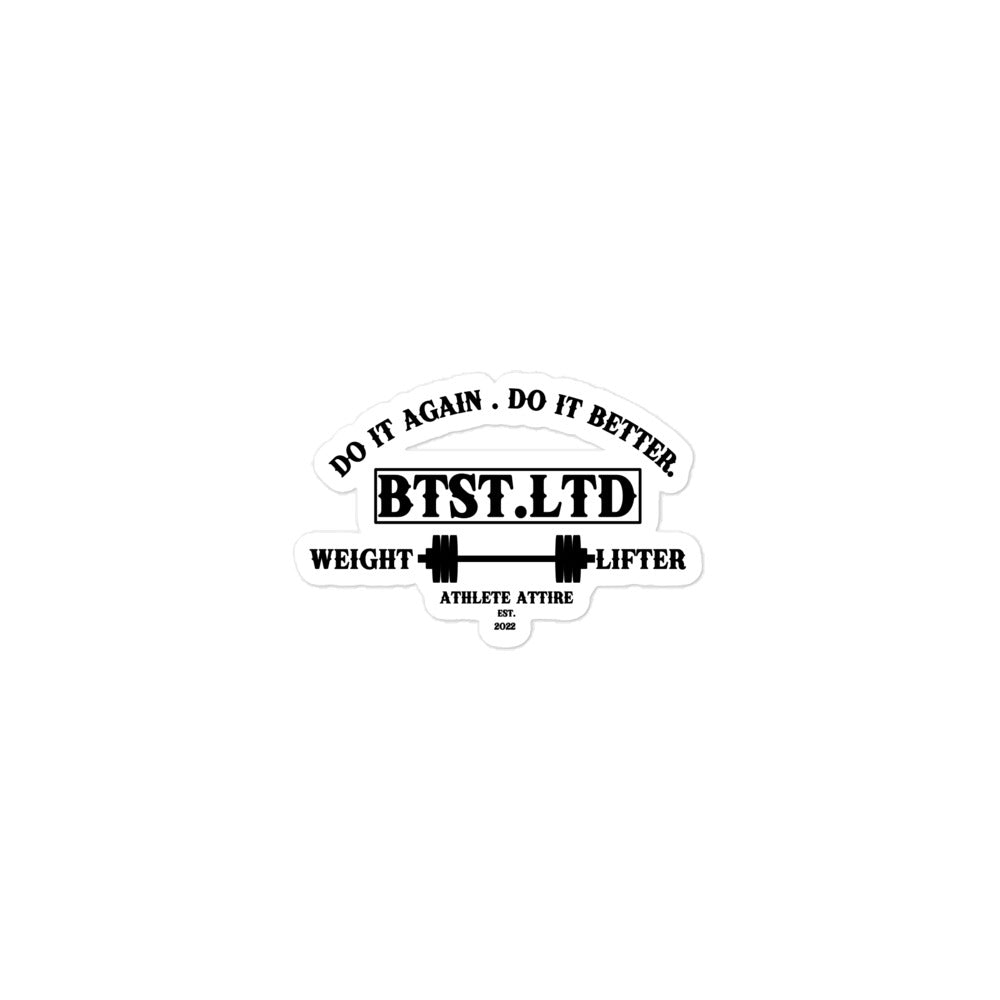 BTST.Ltd Weightlifter Sticker